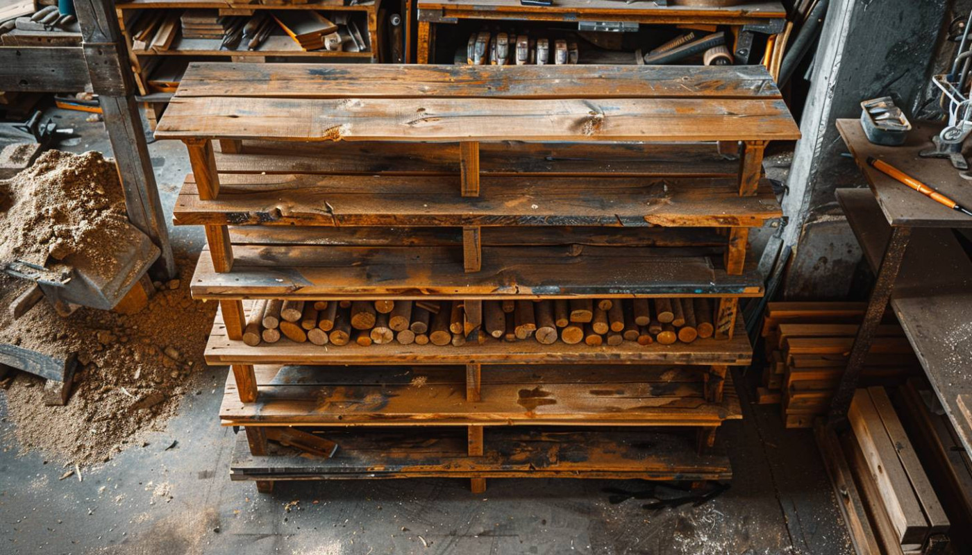 Comment réaliser des étagères durables avec des matériaux recyclés