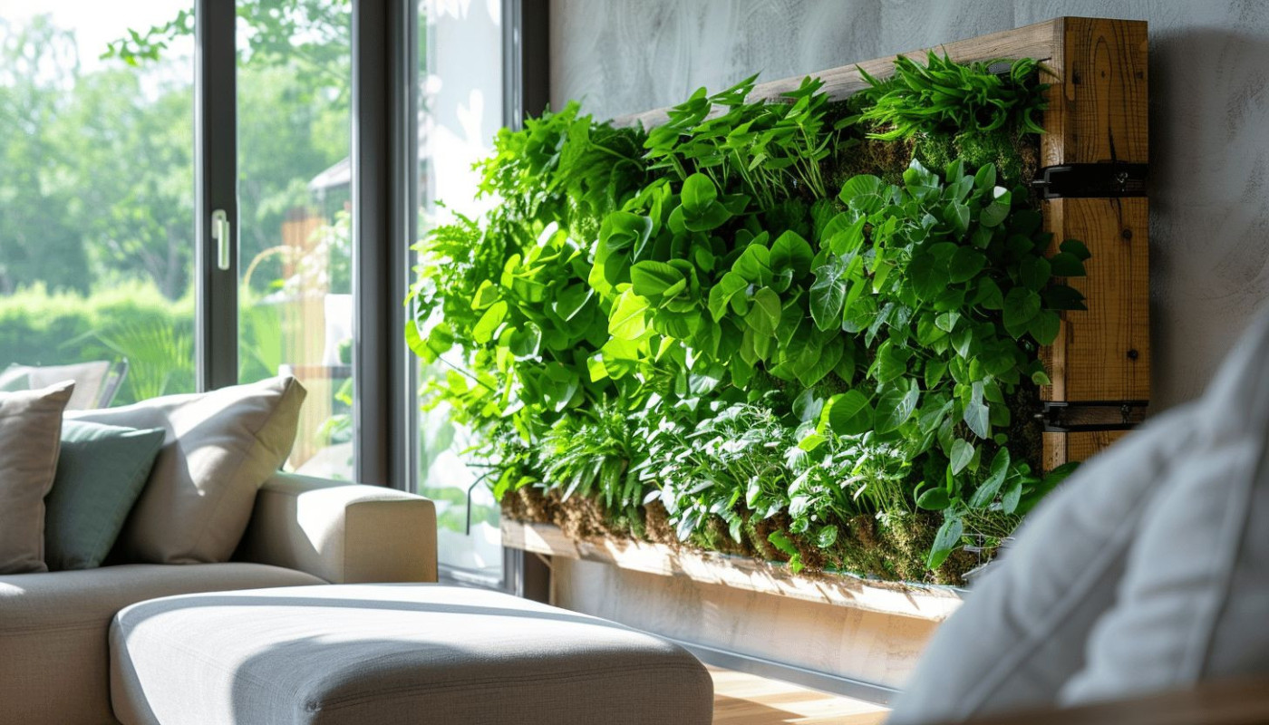 Intérieur - Mur végétal intérieur installation et entretien pour un coin de verdure chez soi