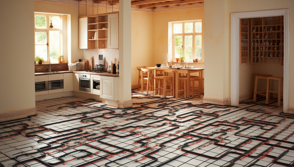 Autres - Quelques étapes pour réaliser un plancher chauffant